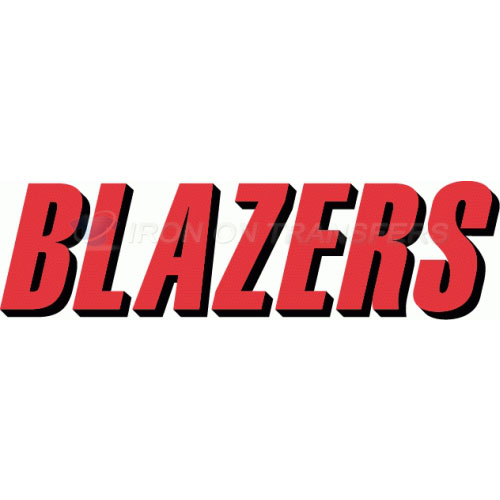 Portland Trail Blazers Iron-on Stickers (Heat Transfers)NO.1172